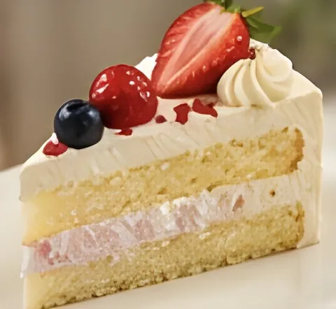 Vanilla Fruit slice