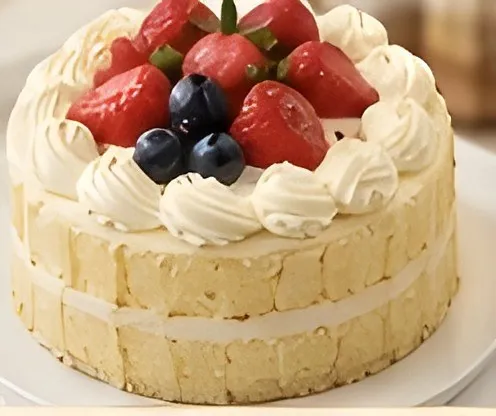 Vanilla Fresh Fruit Cake